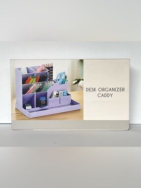 Lilac Modular Desk Organizer Caddy NWT